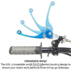 ASV F4 Quad ATV Lever Set PRO PACK Black Long Yamaha Banshee 350 1987 2006