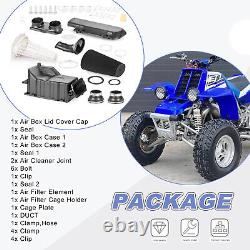Air Filter Box & Guide & Cover Assembly Kit for Yamaha Banshee YFZ 350 1987-2006