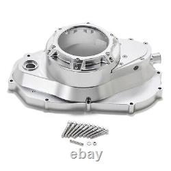 Aluminum CNC Lock Up Clutch Cover For Yamaha Banshee 350 clear window Dipstick