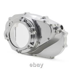 Aluminum CNC Lock Up Clutch Cover For Yamaha Banshee 350 clear window Dipstick