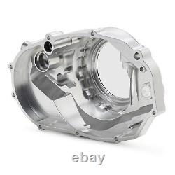 Aluminum CNC Lock Up Clutch Cover For Yamaha Banshee 350 clear window Dipstick