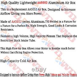 Aluminum Intake Air Box Airbox For 1987-2006 2003 2005 Yamaha Banshee 350