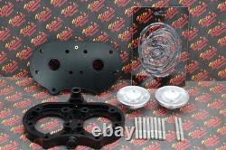BLACK COOL HEAD aftermarket billet aluminum 1987-2006 Banshee + 21cc DOMES