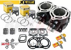 BPRATV Yamaha Banshee 66mm 370 Cylinder Pro X Pistons Gasket Top End Rebuild Kit
