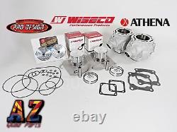 Banshee 350 Athena 400cc 68 Big Bore Cylinders WISECO Pistons Pro Design Domes