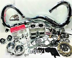 Banshee 443 7 mil Cub Rebuild Kit Pipes Complete +7 Motor Engine Assembly SLP