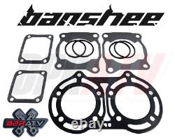 Banshee 64mm Stock Bore Wiseco Pro Lite Pistons Bearings Top End Gaskets Kit