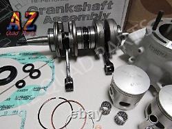 Banshee Athena 370c 66 Complete Big Bore Cylinders Wiseco Pistons Crank Head Kit