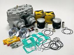 Banshee Athena 370cc Big Bore Cylinders Pro X Pistons Cool Head Turbo Dome NGK