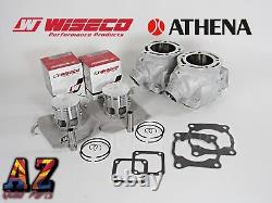 Banshee Athena 421cc 68 Big Bore +4mm STROKER Cylinders WISECO Pistons Pro Domes