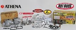 Banshee Athena Wiseco 68mm Big Bore 421 Stroker Crank Pistons Pro Head Domes Cub