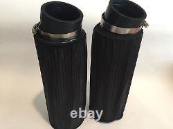 Banshee K&N Style Drag Air Filters Set 12 Pre Outerwears Pair 38 39 Keihin Carb