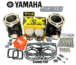 Best Banshee 350 Top End Rebuild Kit Stock OEM Bore Tuned Cylinders Pistons Set