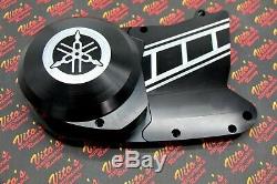 Billet aluminum BLACK Yamaha Banshee stator sprocket cover with trans support