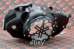 Billet aluminum Yamaha Banshee lock up CLUTCH COVER clear window BLACK + LOGO