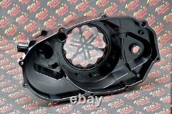 Billet aluminum Yamaha Banshee lock up CLUTCH COVER clear window BLACK + LOGO