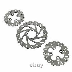 Brake Rotors for Yamaha 350 Banshee YFZ350 1990-2006 Front & Rear RipTide Discs