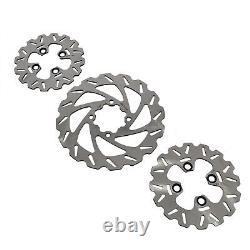 Brake Rotors for Yamaha Banshee 350 YFZ350 1990-2006 Front & Rear RipTide Discs