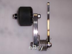 Chariot Chain Tensioner Yamaha Banshee 2 Hole Footpeg Roller BLACK