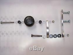 Chariot Chain Tensioner Yamaha Banshee 2 Hole Footpeg Roller BLACK