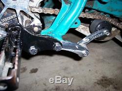 Chariot Chain Tensioner Yamaha Banshee 2 Hole Footpeg Roller BLACK