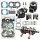 Complete Engine Rebuild Crankshaft Cylinder Kit For Yamaha Banshee 350 1987-2006