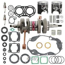 Crankshaft Pistons Gasket Rebuild Kit For Yamaha Banshee 350 YFZ 350 1987-2006