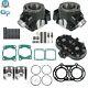 Cylinder Head Piston Gasket Top End Kit For Yamaha Banshee 350 1987-2006