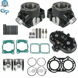 Cylinder Head Piston Gasket Top End Kit for Yamaha Banshee 350 1987-2006