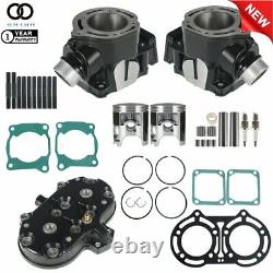 Cylinder Head Piston Gasket Top End Kit for Yamaha Banshee 350 1987-2006