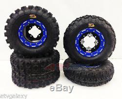 DWT G3 Beadlock Rims GBC XC Master Tires Front/Rear XC Kit Yamaha Banshee YFZ450