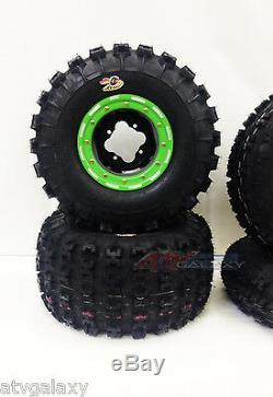 DWT G3 Beadlock Rims GBC XC Master Tires Front/Rear XC Kit Yamaha Banshee YFZ450