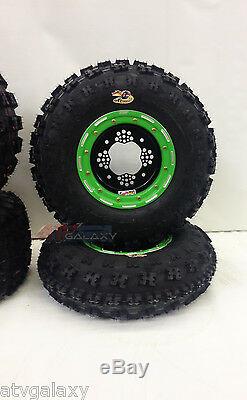 DWT G3 Beadlock Rims GBC XC Master Tires Front/Rear XC Kit Yamaha Banshee YFZ450