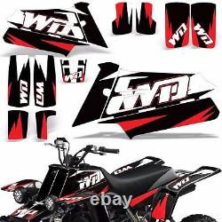 Decal Graphic Kit Yamaha Banshee 350 ATV Quad Decal Wrap Parts Deco 87-05 WD RED