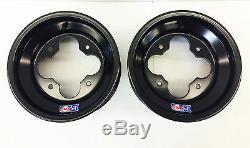 Dwt Black A5 10 4+1 Front 9 Rear Wheels Rims Yamaha Yfz450 Banshee Raptor 700