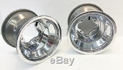 Dwt Polished A5 9 Rear Wheels Rims Yamaha Yfz450 Banshee Raptor 700 660 250 125