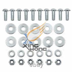 For YAMAHA BANSHEE 632 PIECE ZINC PLATED STEEL BOLT KIT ATV YFZ350