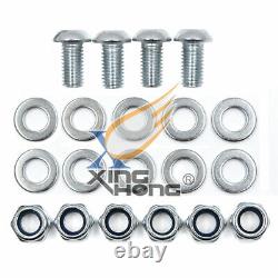 For YAMAHA BANSHEE 632 PIECE ZINC PLATED STEEL BOLT KIT ATV YFZ350