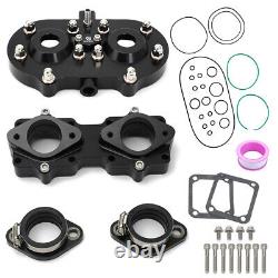 For Yamaha Banshee 350 Billet Intake Manifolds Boots&Cool Head Domes O-rings Set