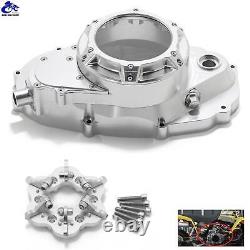 For Yamaha Banshee 350 Billet Lock Up Clutch Cover Lock-out finger Screws Silver