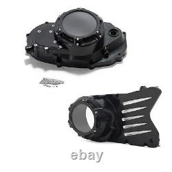 For Yamaha Banshee 350 CNC Combo Lock Up Clutch Cover Engine Stator Cover Forged