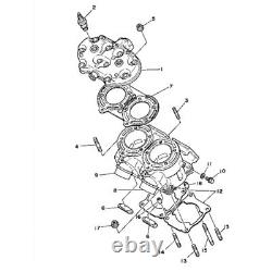 For Yamaha Banshee 350 Stock &Cub Cylinders Head Domes O-ring Intake Rebuild Kit