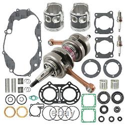 For Yamaha Banshee Yfz 350 87-06 Crankshaft Pistons Gaskets Engine Rebuild Kit