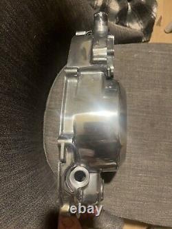 Freshly polished Yamaha Banshee Clutch Cover 1987-2006 mirror chrome shine