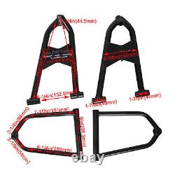 Front Upper+Lower A Arm+2+1 Wider Extender for Yamaha Banshee 350 YFZ350 87-06