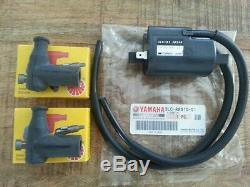 Genuine OEM Ignition Coil & NGK Spark Plugs Caps for Yamaha Banshee YFZ350