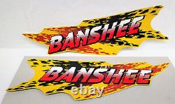 Genuine Yamaha 1997 YFZ350 Banshee OEM Rear Fender Graphic Set Decals NOS New