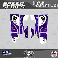 Graphics Kit for YAMAHA Banshee 350 Graphics Kit 16 MIL Speed Purple