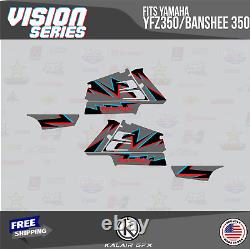 Graphics Kit for YAMAHA Banshee 350 Graphics Kit 16 MIL VISION-Grey