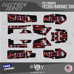 Graphics Kit for Yamaha YFZ350 Banshee 350-16 MIL Electron Red